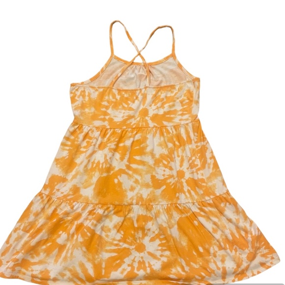Cat & Jack Yellow Floral Tie Dye Sleeveless Sundress Girl’s Size XL (14/16) - Picture 2 of 7